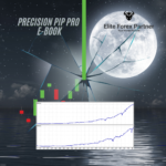 Precision Pip Pro. A candle stick representing price shooting to the moon